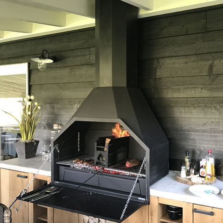 1200 Super Deluxe Freestanding Home Fires braai by Fireboks South Africa