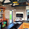 Built in 1000 Home Fires Super Deluxe Mix Steel Home Fires built-in braai by Fireboks South Africa