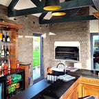 Built in 1000 Home Fires Super Deluxe Mix Steel Home Fires built-in braai by Fireboks South Africa